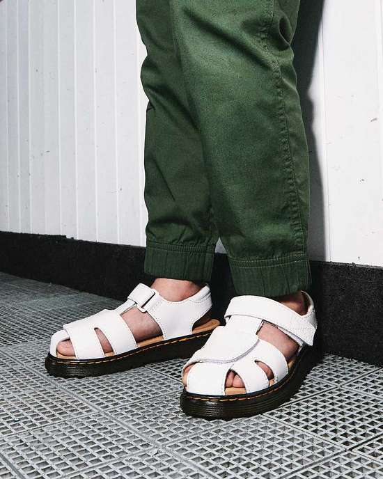 Sandalias Dr. Martens Moby Ii Strap Niña Blancos MX-23954